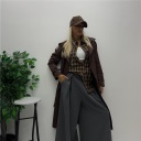 trench  lungo doppio petto basic